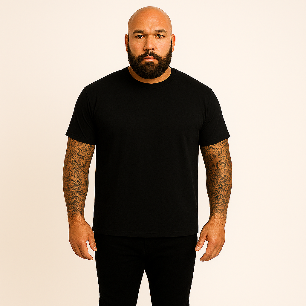 All Black Fitted T-Shirt 3-Pack
