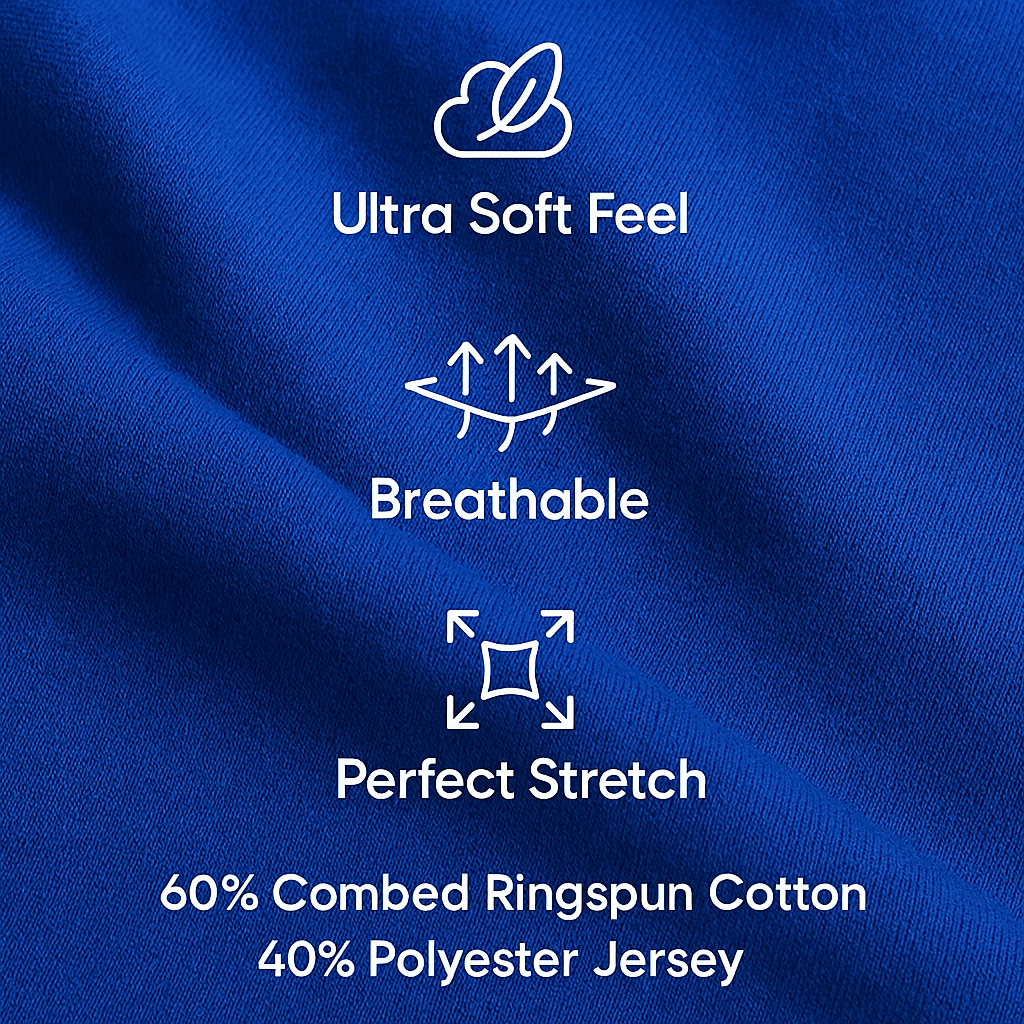 All Blue Fitted T-Shirt 3-Pack