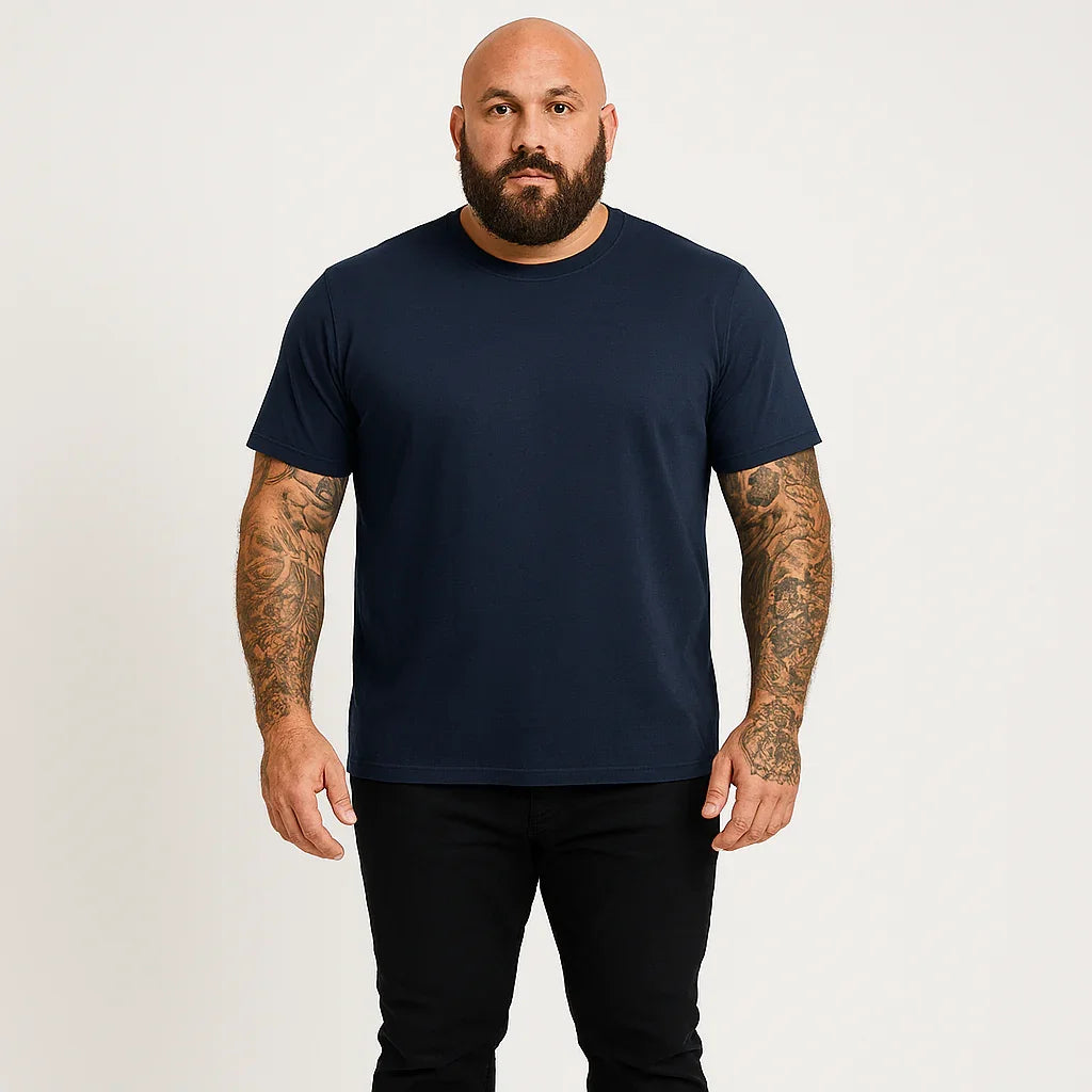 All Navy Fitted T-Shirts 3-Pack