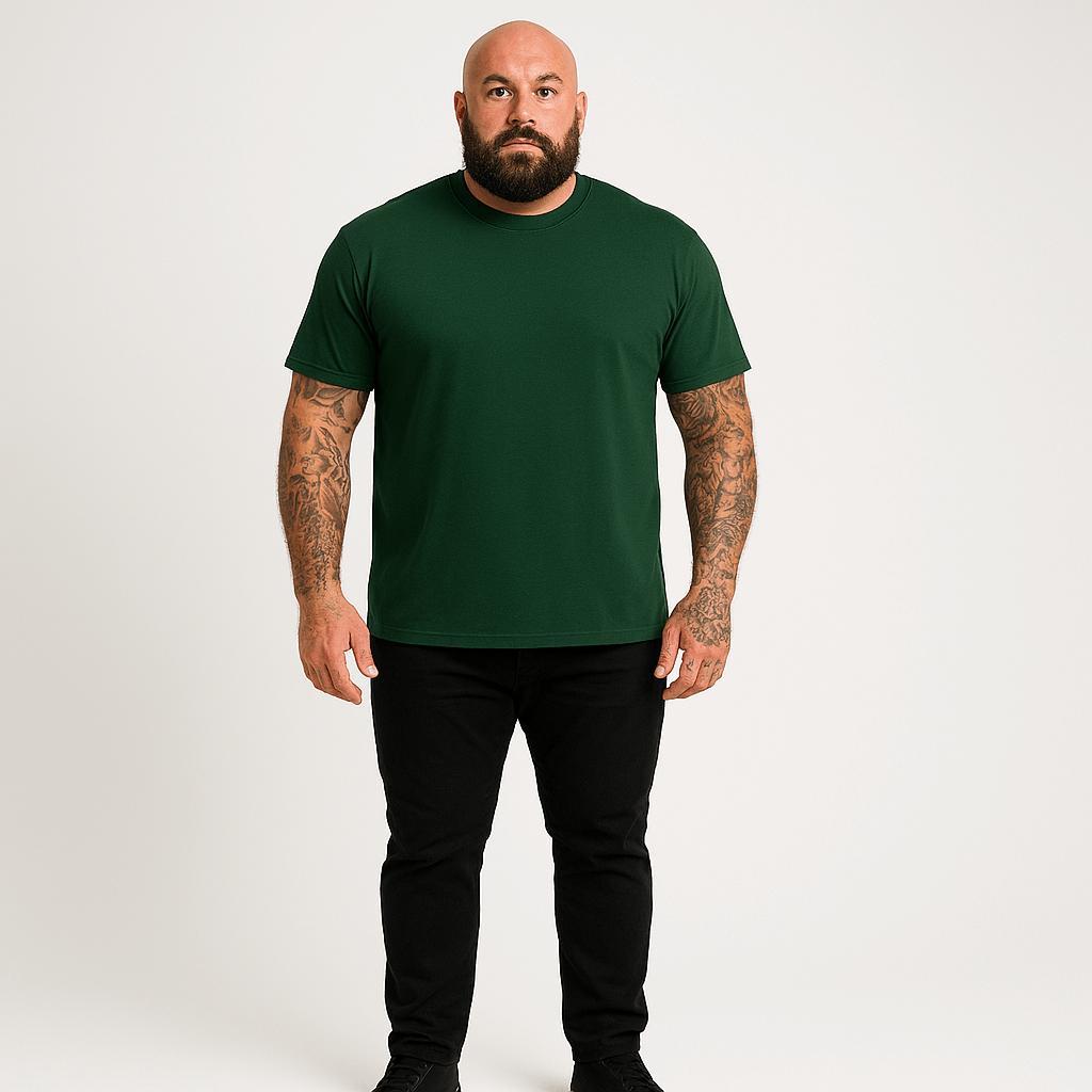 Tall Green Fitted T-Shirt 3-Pack