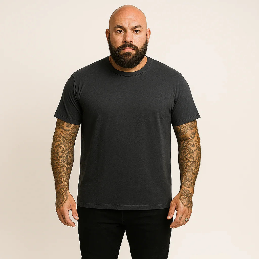 Tall Slate Grey Fitted T-Shirt